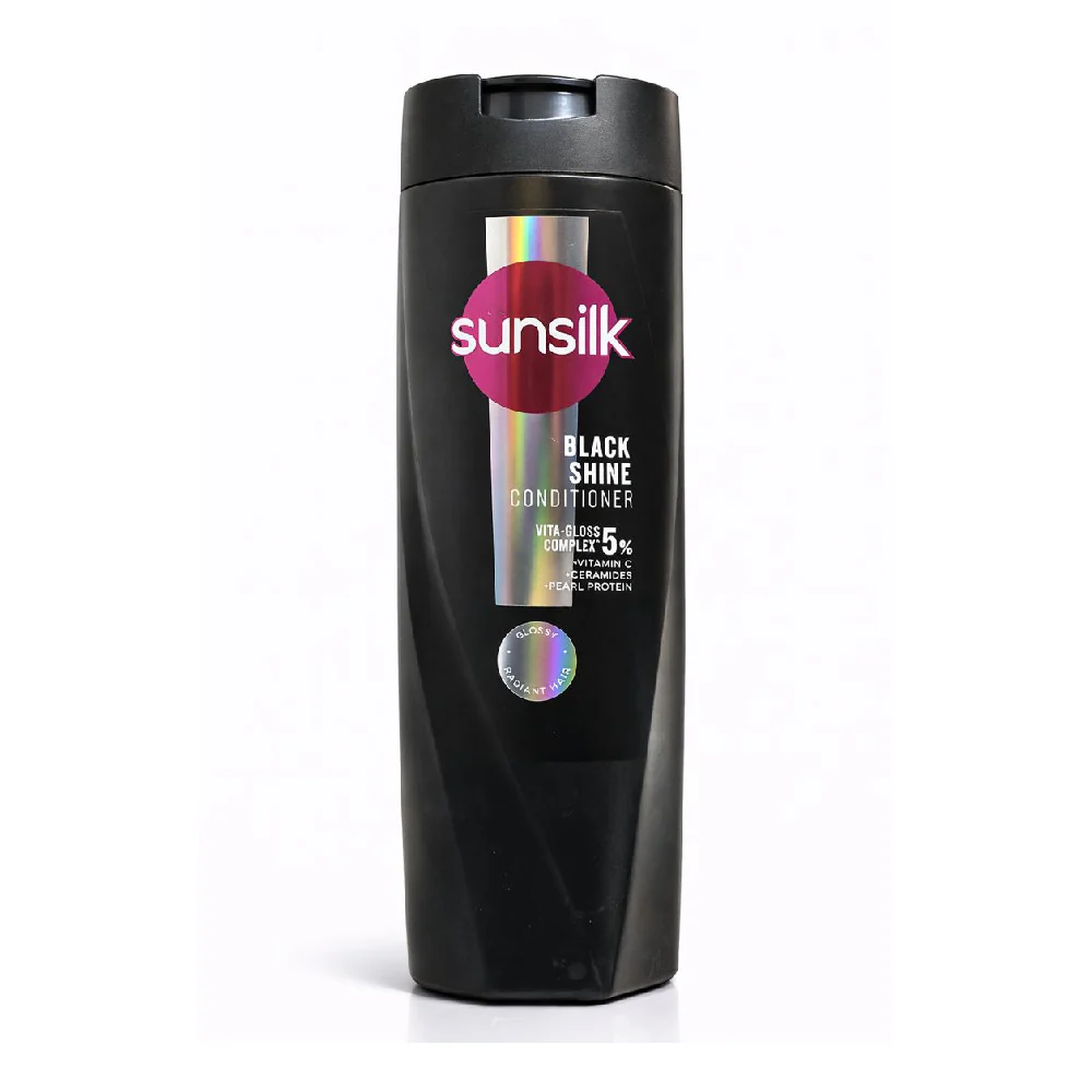 SUNSILK CONDITIONER BLACK SHINE 180 ML